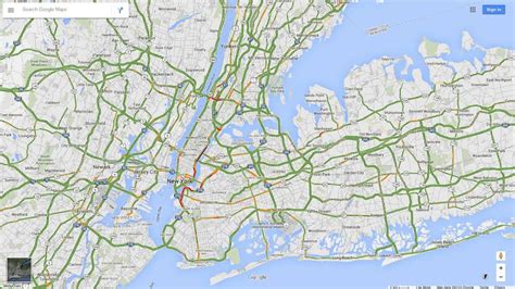 World Maps Library - Complete Resources: Google Maps New York City Traffic