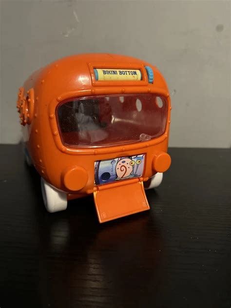 SPONGEBOB SQUAREPANTS BIKINI Bottom Orange Submarine Bus Playset
