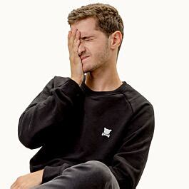Essential "Logo" Black Sweatshirt