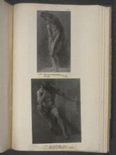 Study Of A Nude Male Figure Seated With His Left Arm Outstretched And