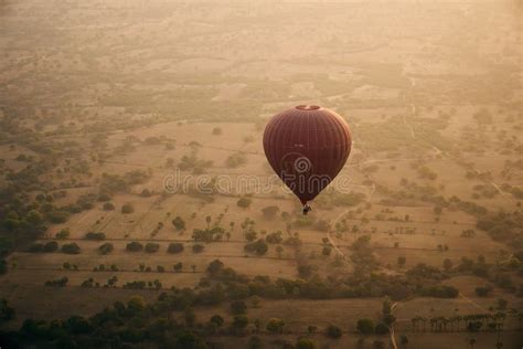 Aerial View Of Hot Air Balloon From Above Editorial Photography Image Of Reflection