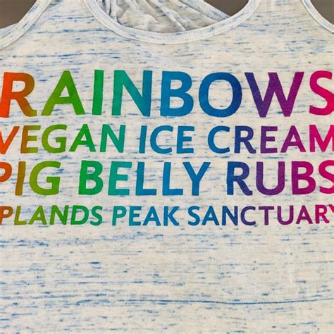 Uplands Peak Sanctuary Rainbows Ice Cream Pig Belly Rubs Tank Reviews