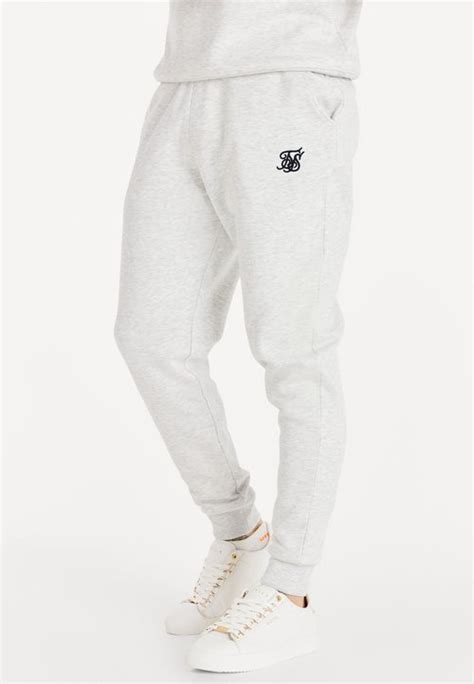 Siksilk Embroidery Panel Jogginghose Grey Grau Zalando Ch