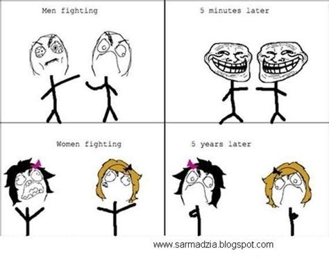 Men Vs Women - Fighting Damn True..! ~ Funny Pictures | Comics | Troll ...