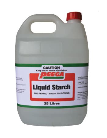 Liquid Starch – Starch for ironing | Peega Chemicals Pty Ltd