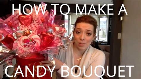 How To Make A Candy Bouquet Arrangement Easy Diy T Ideas Youtube