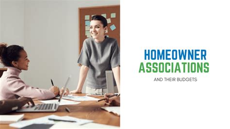 Homeowner Associations And Their Budgets Capstone Realty Consultants