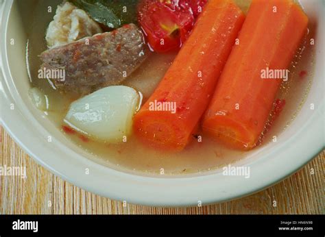 Shorba Bi Djaj Iraqi Creamy Chicken Soup Stock Photo Alamy