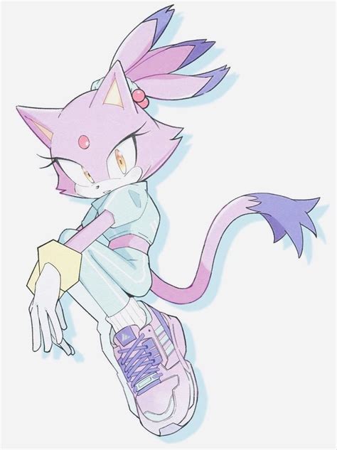 So Cute Blaze The Cat 💜🔥 Cute Cartoon Wallpapers Sonic Fan Art Sonic