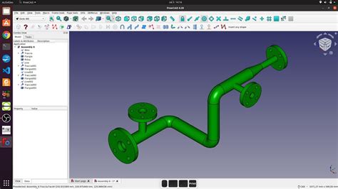 Freecad Create Piping Practice Dodo Wb Youtube