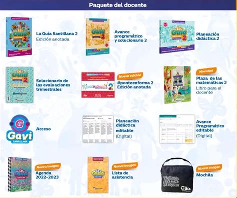 Paquete Docente Guía Santillana 2º Primaria 2022 2023 en venta en