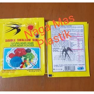 Jual Agar Agar Double Swallow Sun Matahari Shopee Indonesia