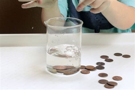 Cleaning Pennies Science Experiment