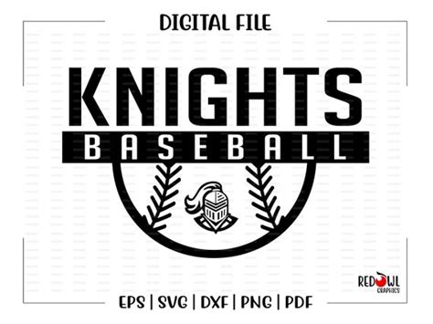 Baseball Svg Knight Baseball Svg Knight Knights Baseball Etsy