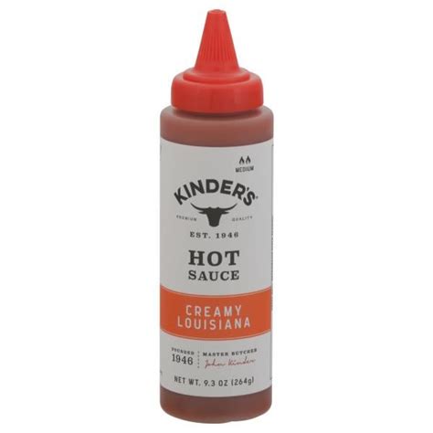 Kinder S Hot Sauce Creamy Lousiana Publix Super Markets