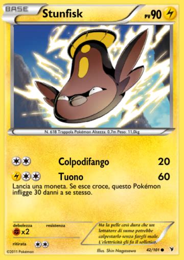 Stunfisk Vittorie Regali 42 Pokémon Central Wiki
