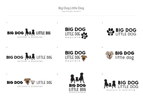 Big Dog Little Dog Logo And Branding On Behance