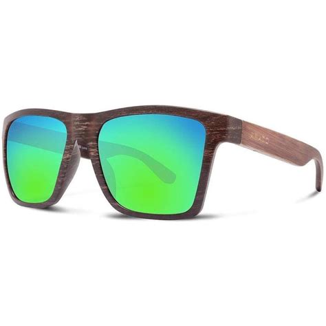 Abaco Cruiser Sunglasses In Black Woodocean Mirror