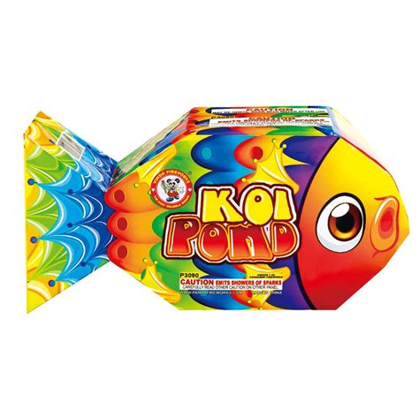 Koi Pond Fountain Winda Brand Fireworks