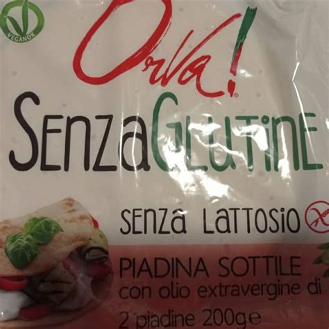 Orva Piadina Senza Glutine Vegana Review Abillion