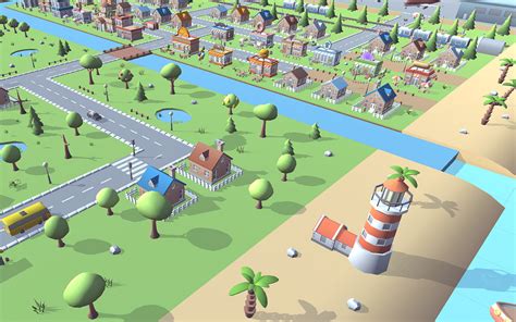Low Poly Cartoon World