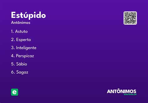 O Que Significa Estúpido - Estúpido - Significado e Sinônimo - escreva.ai