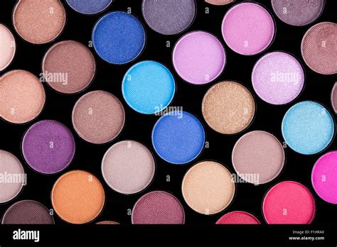 Professional Eyeshadows Palette Closeup Stock Photo Alamy