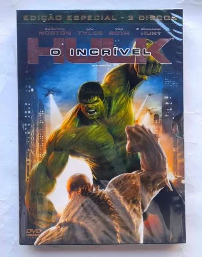 Dvd Duplo O Incr Vel Hulk Edward Norton Original Frete Gr Tis