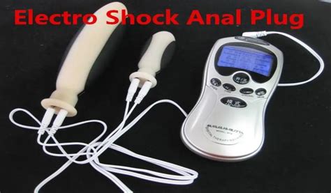 Electric Shock Anal Plug Stimulation Electro Butt Vaginal Plugs Sex