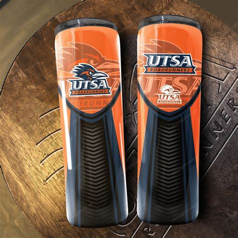 Utsa Roadrunners Ncaa Skinny Glitter Tumbler 2022 Football Team Meteew