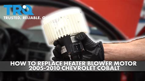 How To Replace Heater Blower Motor 2005 2010 Chevrolet Cobalt Youtube