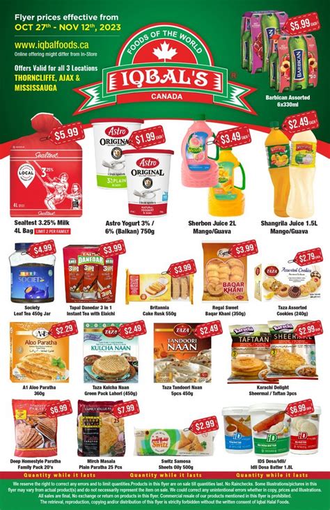 Iqbal Foods Flyer October To November Flyerseek