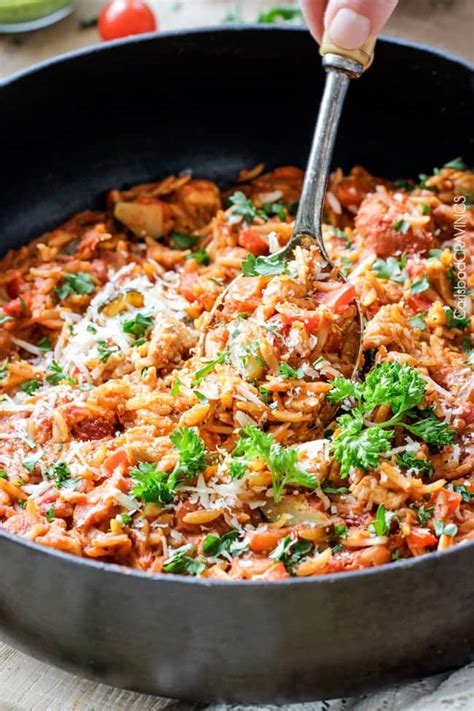 One Pot Italian Chicken Orzo Recipe Carlsbad Cravings