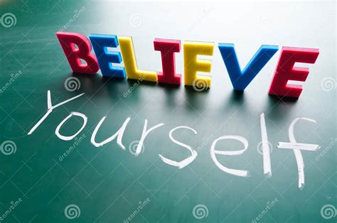 Believe Yourself Stock Illustration Illustration Of Feeling 22514430