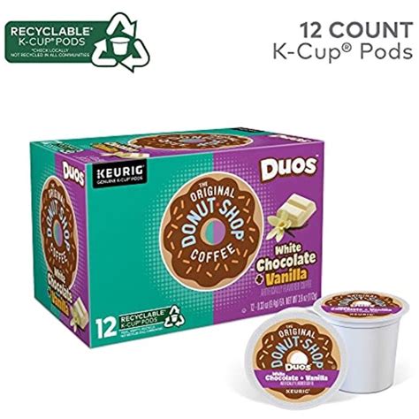 1pc The Original Donut Shop Duos White Chocolate Vanilla Keurig