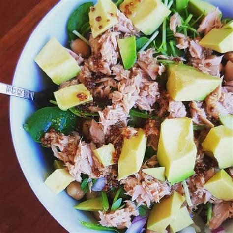 Tuna Avocado And Chickpea Salad Good 4 You Nutrition