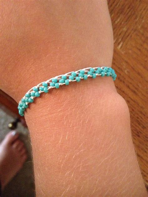 Simple Diy Beaded Braided Bracelet Easy Fun Craft Beading Simple