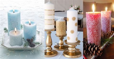 Como decorar velas navideñas Dale Detalles Como decorar velas