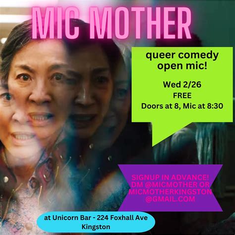 Mic Mother Queer Comedy Open Mic Big Gay Hudson Valley