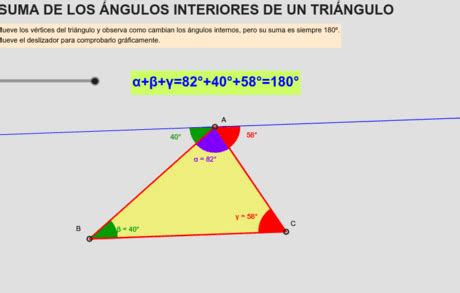 La Suma De Los Ngulos De Un Tri Ngulo