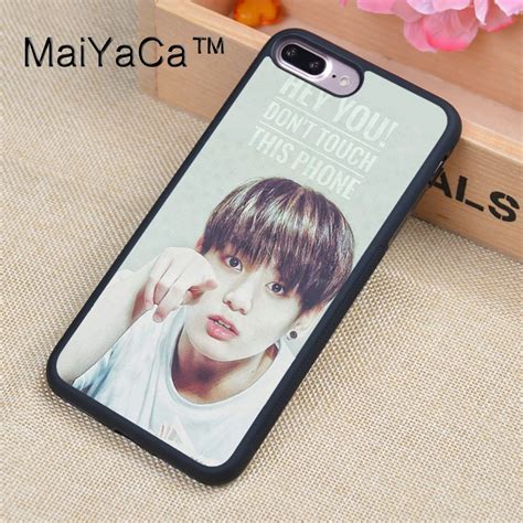 MaiYaCa JUNGKOOK BTS Case For IPhone 8 Plus Coque TPU Phone Back Cover