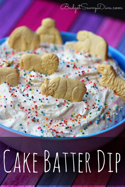 Cake Batter Dip Recipe Budget Savvy Diva Recipe Delicious