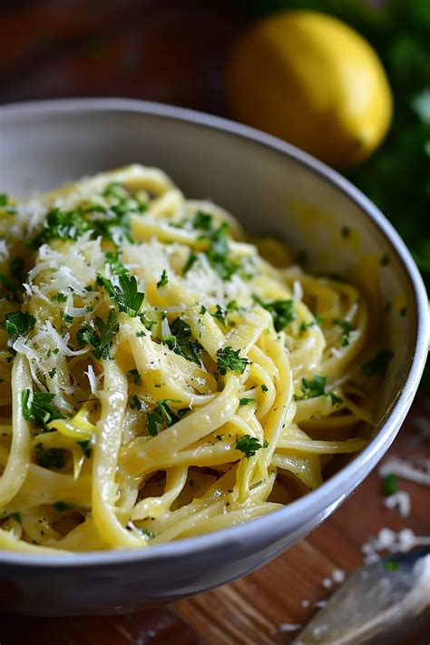 Linguine Mit Zitronen Artischocken Sauce Ein Hauch Italien