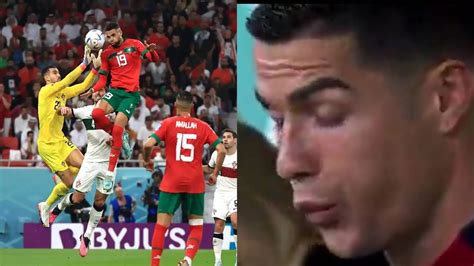 Watch Cristiano Ronaldos Priceless Reaction To Youssef En Nesyris