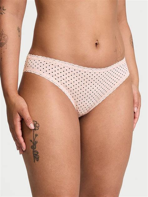 Dantelli Pamuklu Bikini Külot Desenli Victoria s Secret