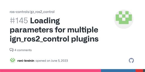 Loading Parameters For Multiple Ign Ros2 Control Plugins Issue 145