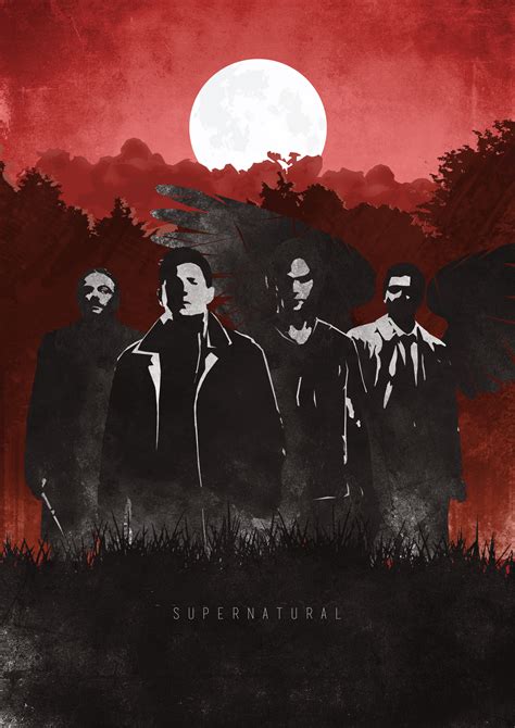 Supernaturalfanposter1byrtommye D8bovqvpng 1024×1448 Supernatural Funny Supernatural