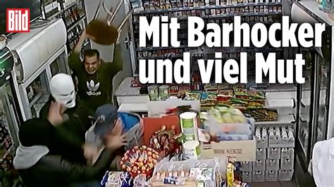 Kiosk Besitzer schlägt Räuber Bande in Flucht Frankfurt YouTube