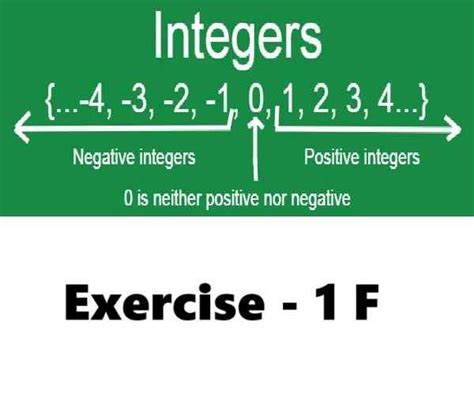 Integers Class 7th Rs Aggarwal Exe 1f Goyal Brothers Icse Math Solution Icsehelp