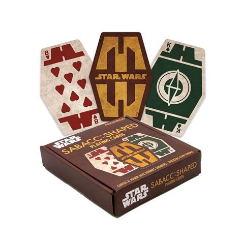 Aquarius Star Wars Playing Cards Star Wars Sabacc Shaped Deck Of